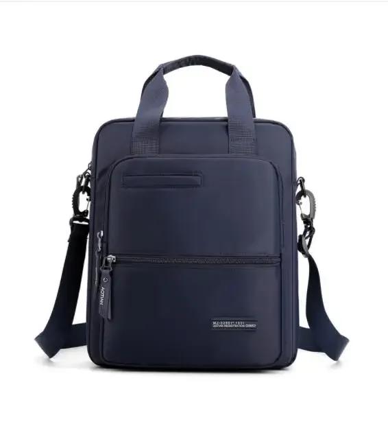 Men Waterproof Shoulder Bag High Quality Nyl Handbag Business Office Crossbody Satchel Casual 13 Inch Men's Tote Briefcase sac