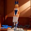 Blue Archive Playful Pose Bunny Girl Ai Game Figure Model Statue Boys Collection Desktop Decoration Ornament Toy Gift