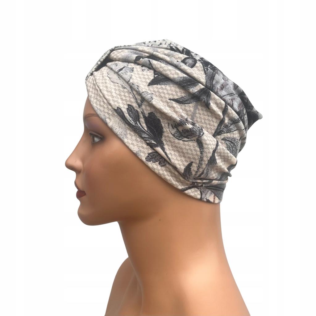 Turban Damski Emma 470 Czapka Wkładana Na Głowę Także Po Chemioterapii