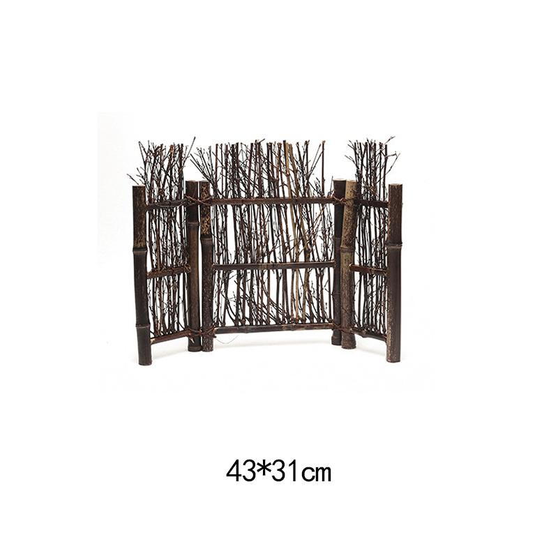 Vintage Bambus Sushi Schale Bambuszaun Platte Japanischer Koreanischer Stil Sashimi Küche Sushi Boote Kreative Präsentation Servierplatte