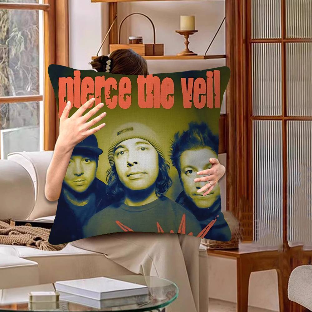 Classic Band P-Pierce T-The V-Veil Pillow Cover Design Cushion Cover Decor Holiday Decorati 12x12Inch