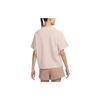 Nike Sportswear Logo Print Loose Fit Breathable Casual Short Sleeve T-Shirt Women T-Shirts Sand-White FJ2714-126