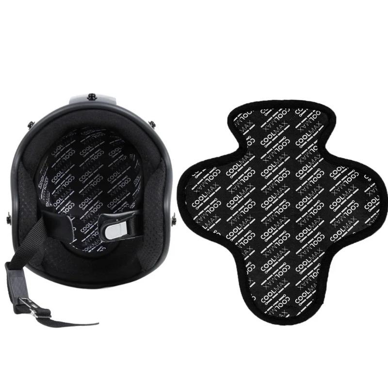 Forro transpirable para casco de motocicleta, almohadilla acolchada de secado rápido que absorbe el sudor, almohadilla aislante para casco.