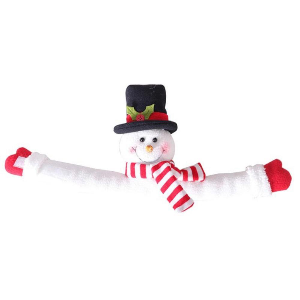 Cartoon Santa Claus Curtain Tieback Decorative Snowman Curtain Holder  Decorative Accessories
