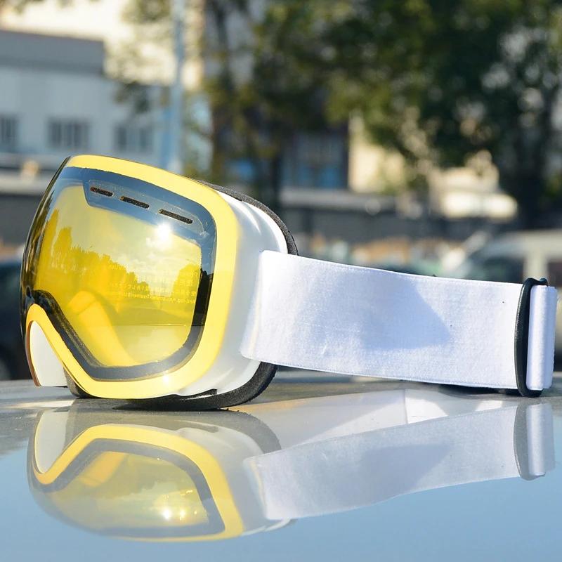 Sport Snowboard Ski Goggles Windproof Skiing Eyewear Double Layers Anti-fog Ski Mask Glasses Men Women Sunglasses Goggles