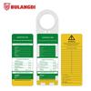 Safety Inspection Shutdown Tag for Construction Site