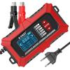 E-FAST 12V Battery Tester & Analyzer for Car/Motorcycle - Lead-Acid & Lithium-Iron Fast Charger