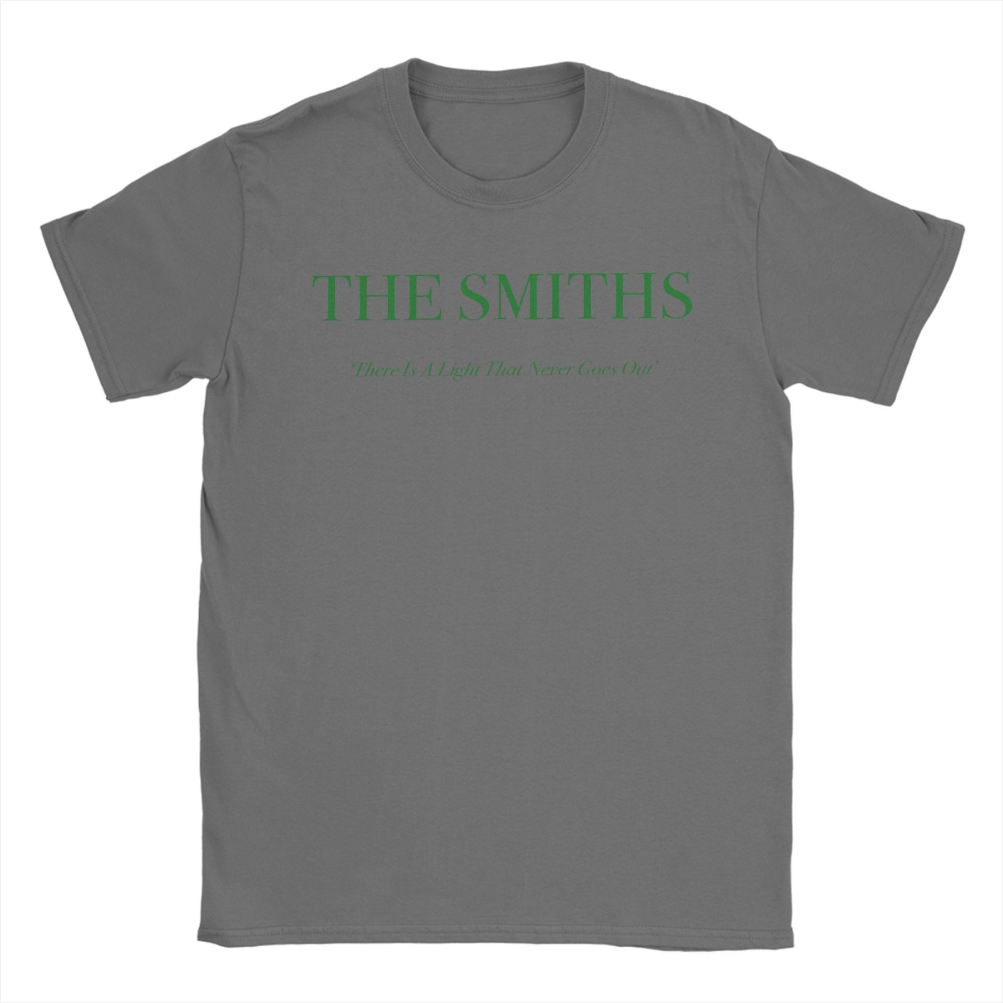 

The Smiths There Is A Light That Never Goes Out T-Shirts Men Morrissey Tour 2025 Amazing Cotton Tee Shirt Short Sleeve Clothes 3XL