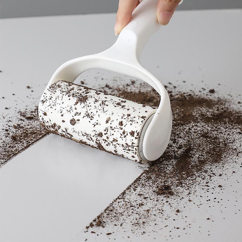 Hair & Dust Removal Roller with Tearable, Replaceable Sheets