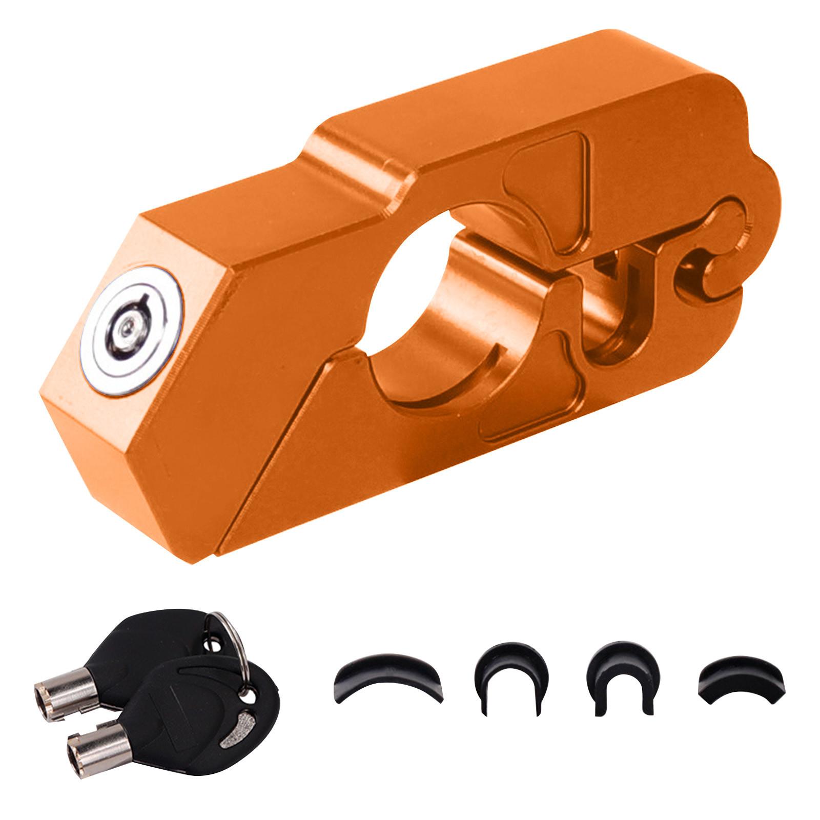 

Motorcycle Handlebar Lock A Grip Throttle Brake Lock To Secure Motorcycles Mopeds Scooters ATV Street Bike Dirt Bike Motorbike In Under 5 Seconds One Size помаранчевий
