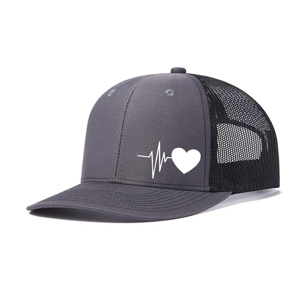 Custom Letter Mesh Baseball Cap With Breathable Cotton For Outdoor Sports And Socials