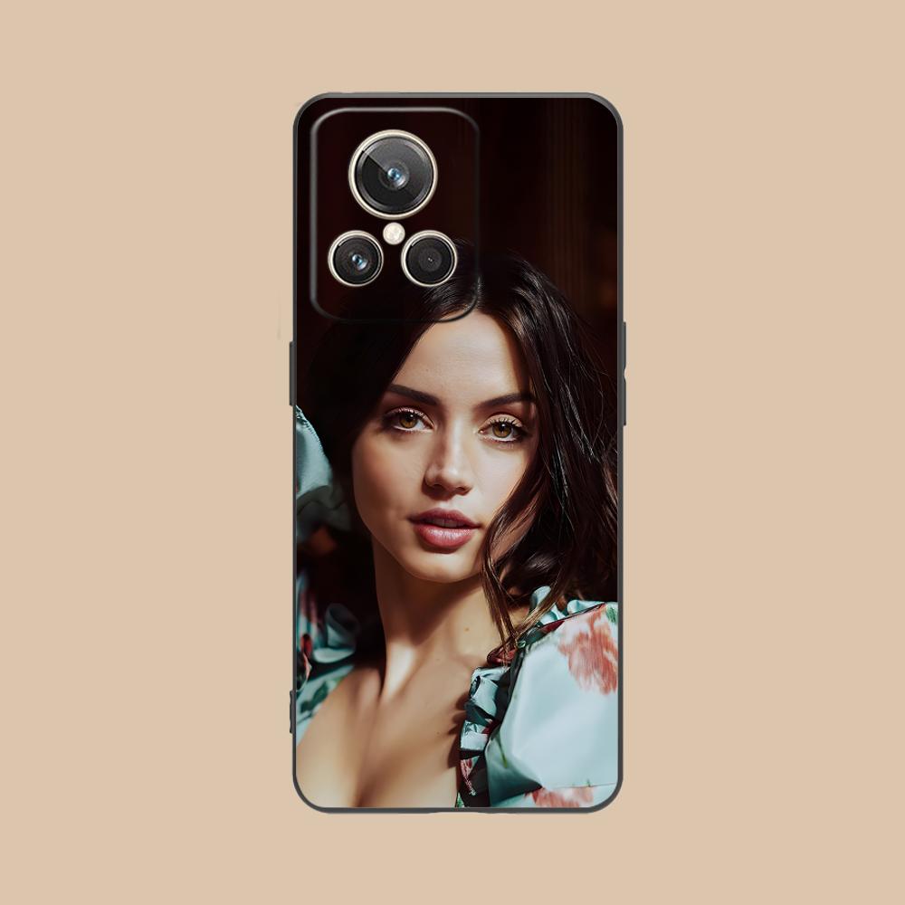 Ana de Armas Matte TPU Mobile Phone Case for Realme GT 8 Neo Pro C75 73 71 C67 65 C55 53 C35 31 C20 15 Colorful Cover