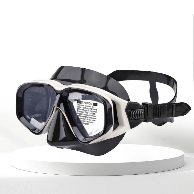 Poulian Silicone Tempered Glass Snorkel Mask