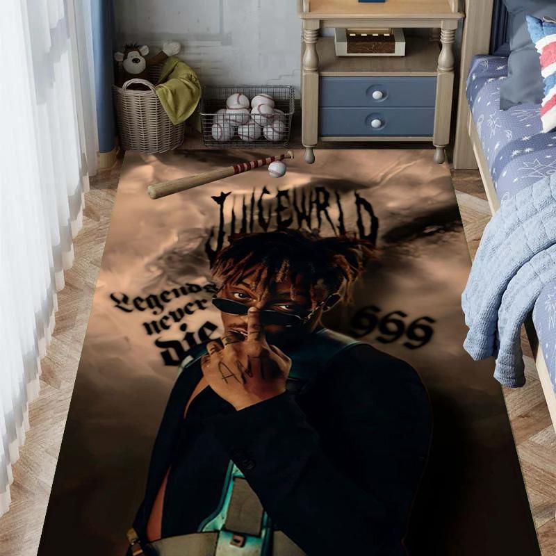 Juice Wrld: Legacy Sound Carpet Suitable for All Seasons Living Room and Bedroom Mats Art Bathroom Mat Office Chair Cushion