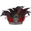 Feather Crown Headbands With Strap Decorative Headdress Indian Crown Hair Band Halloween Cosplay Headwear