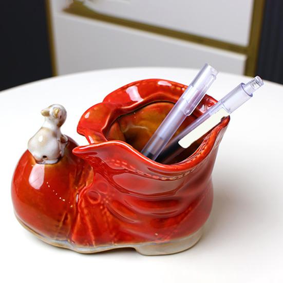 Ceramic Bird Boot Planter Pot Pen Holder Colorful Shoes Flowerpot Succulents Herb Plants Container Home Balcony Garden Decoration