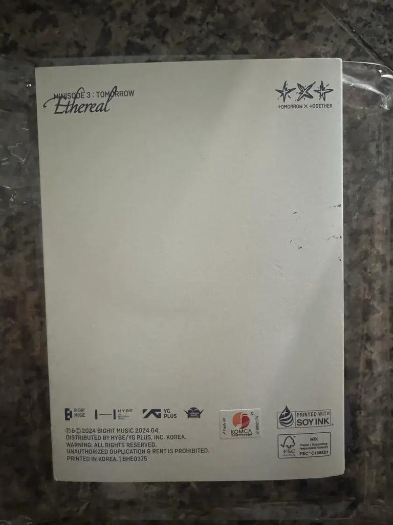 TOMORROW X TOGETHER (TXT) Autographed Album Mini Sword Used