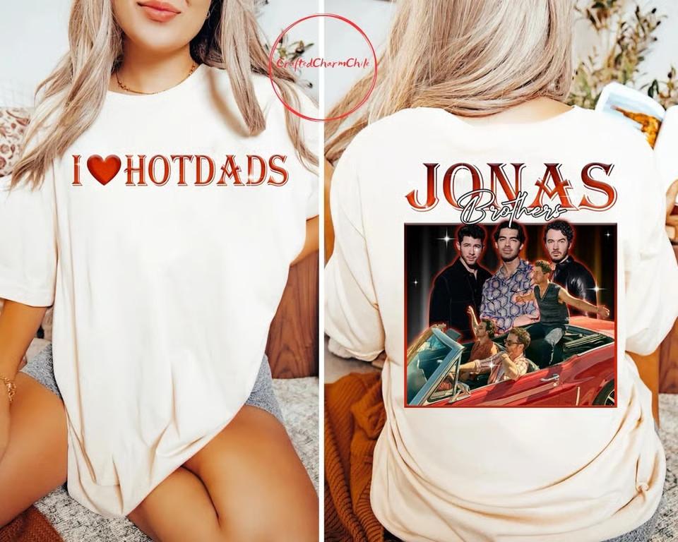 Jonas Brothers Living the Dream Tour 2025, Jonas Fan Merchandise Tee T-Shirt Unisex T-Shirt S