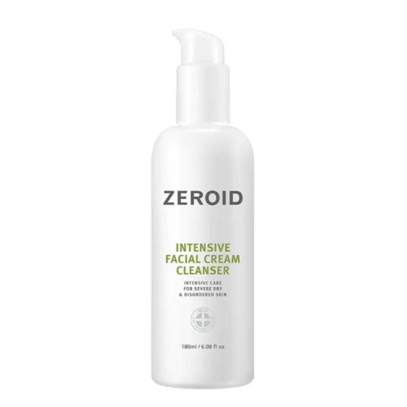 Zeroid Intensive Facial Cream Cleanser 180ml – Moisturizing Low-Irritation Cleanser for Sensitive Skin