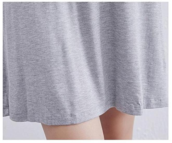 Aspersio Sleeveless Feminine Tank Top Available in Mini and Long Perfect for Maternity Girly Dress Solid Decollete Sleeveless Stretch Women's Dress,