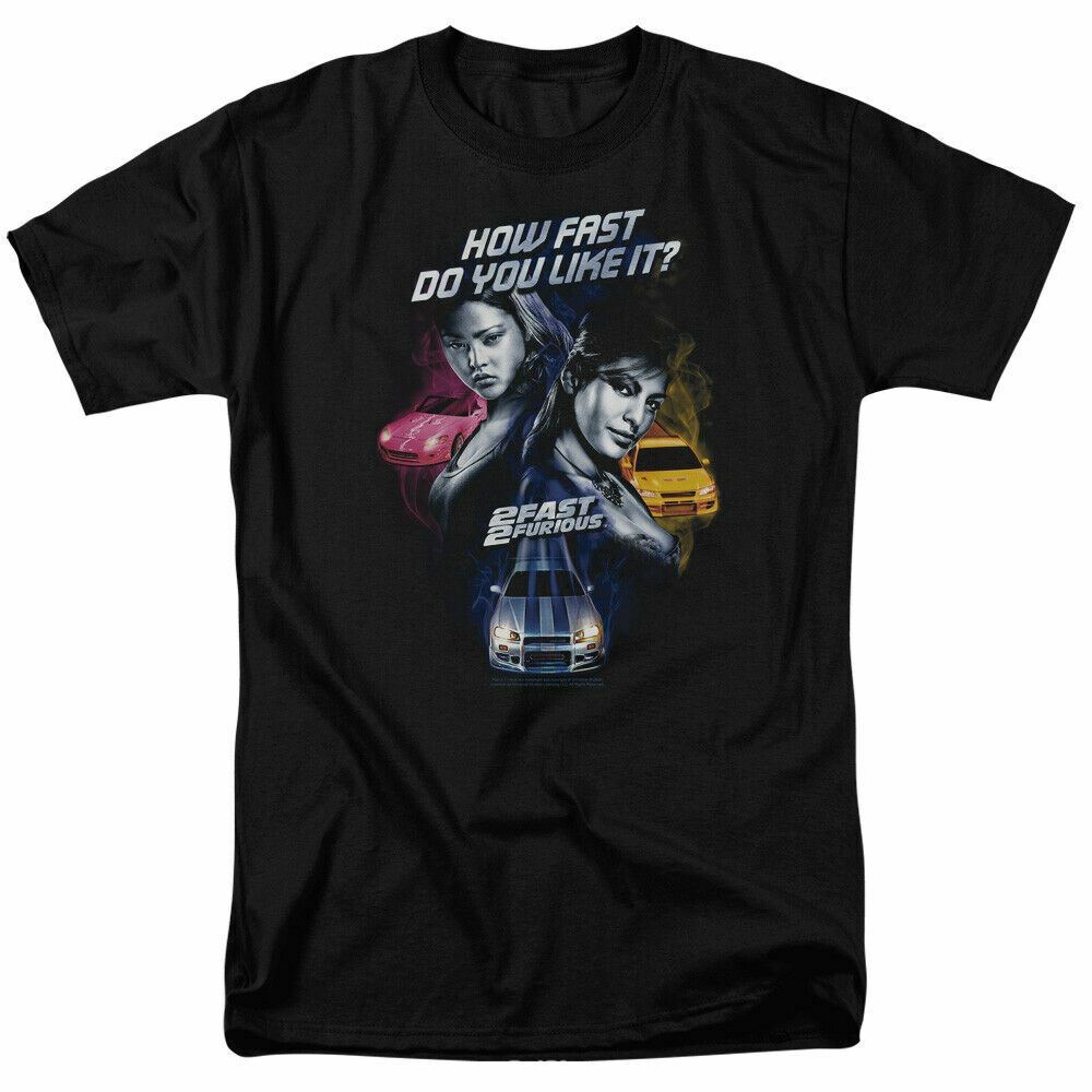 26 Fast and Furious Fast Women T Shirt Mens Licensed Car Movie Tee Letty Mia Black Unisex T-Shirt XXXXL