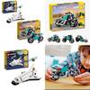 31134 Creative 3 In 1 Series Space Shuttle Building Blocks For Kids And Girls