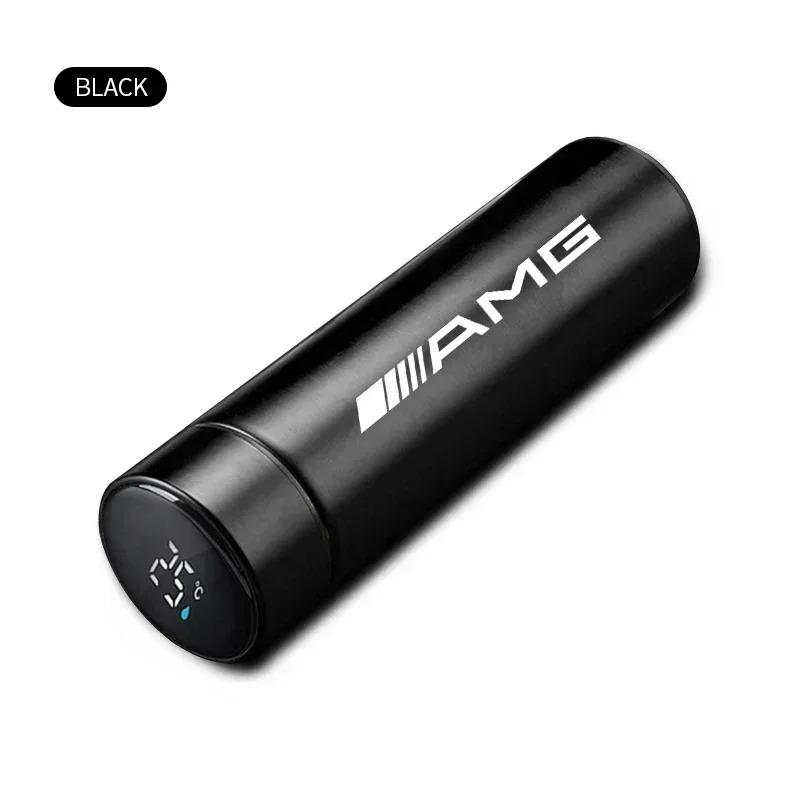 1 stk Bærbar Bil Smart Termosflaske Temperaturvisning Kopp For Mercedes Benz B/C/E/S-Klasse A-Klasse C200L GLC GLK CLA Tilbehør