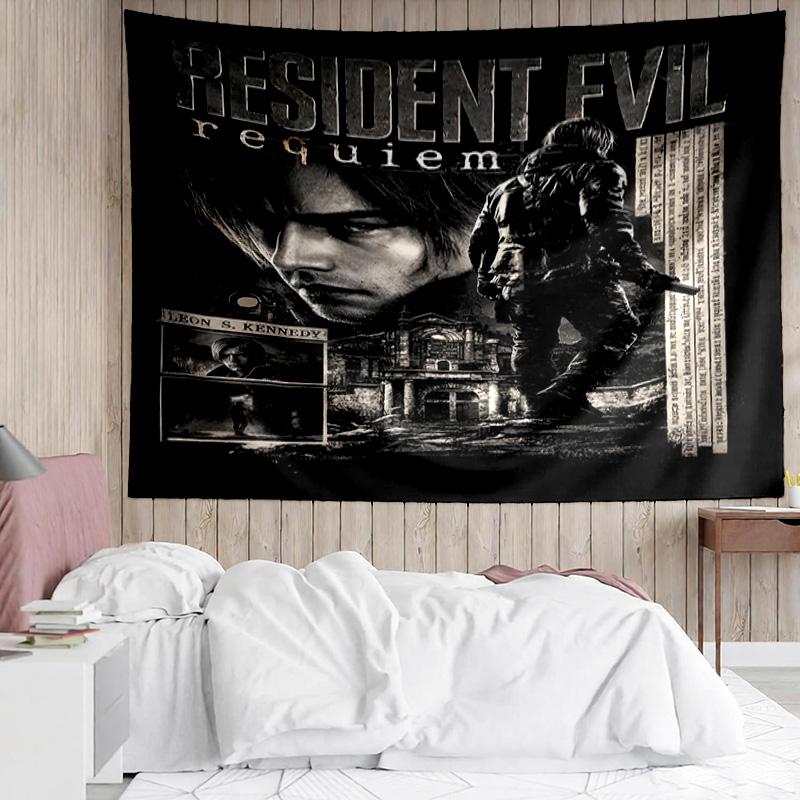 1PC Survival Horror Saga Tapestry Accessories Playroom Tapestry, for Bedroom,Livingroom, Dormitory Room Wall Decor Fan Birthday Gifts