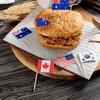 100 Different National Flag Toothpicks Flags Decorates Your Party and Restaurant Cocktails Flag