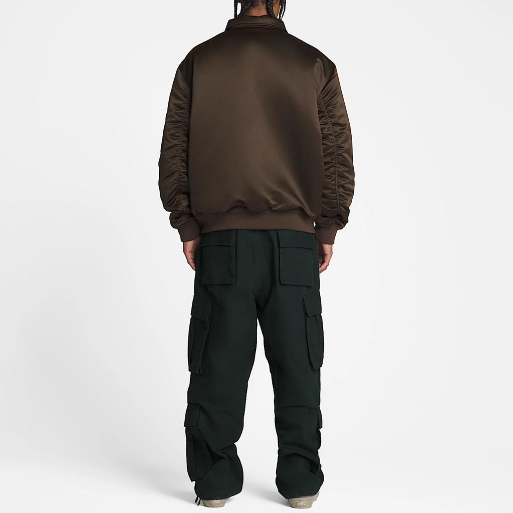 Vans Solid Color Polo Fashion Versatile Jacket Unisex jackets Brown VN000HKZ3N1