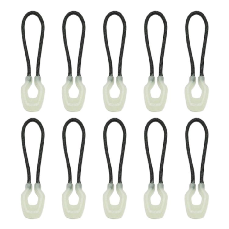 10pcs Mixcolor Zippers Pull Pullers Travels Bags Extend Pullers Outdoor Bags Rope Camping Gears Zippers Accessories