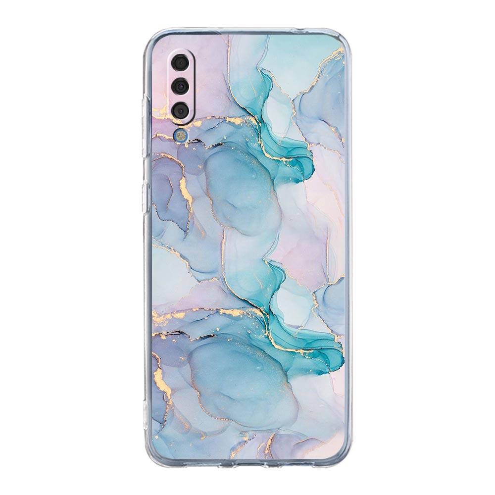 Clear Phone Case For Samsung Galaxy A14 A50 A70 A30 A40 A20E A10 A10S A20S A02S A04S A12 A22 A32 A34 A42 A52 5G A54 Marble Cover
