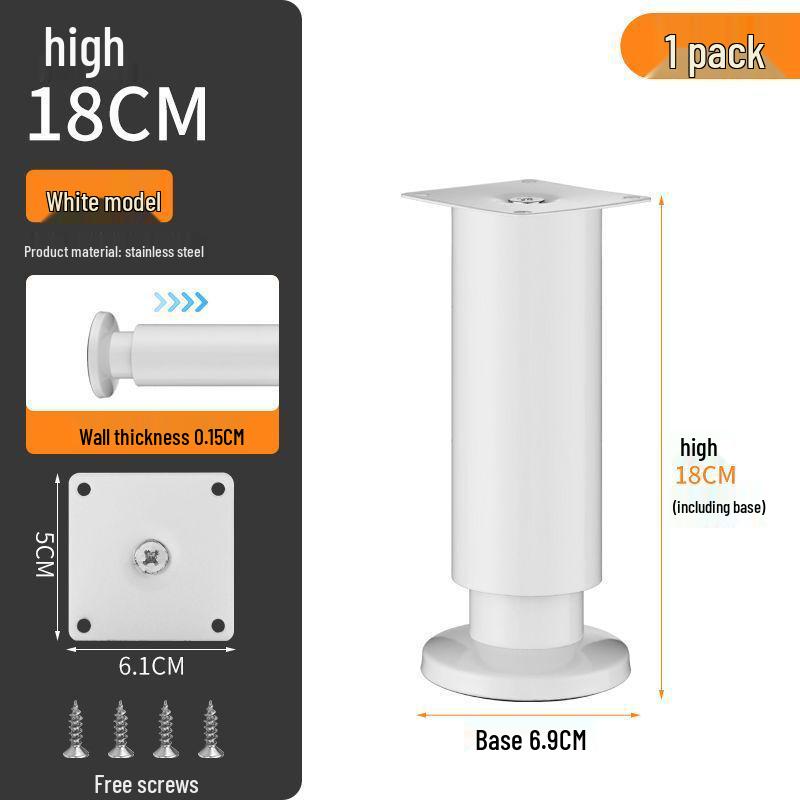 Adjustable Thickened Stainless Steel Table and Sofa Support Legs