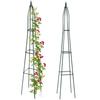 Pergola da Giardino a Colonna Obelisco Palo Colonna Supporto per Piante 190 Cm