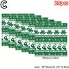 20 stuks Kerst Vetbestendig Voedsel Inpakpapier Anti-Olie Wrappers voor Sandwiches Hamburgers Gefrituurde Kip Tray Liners