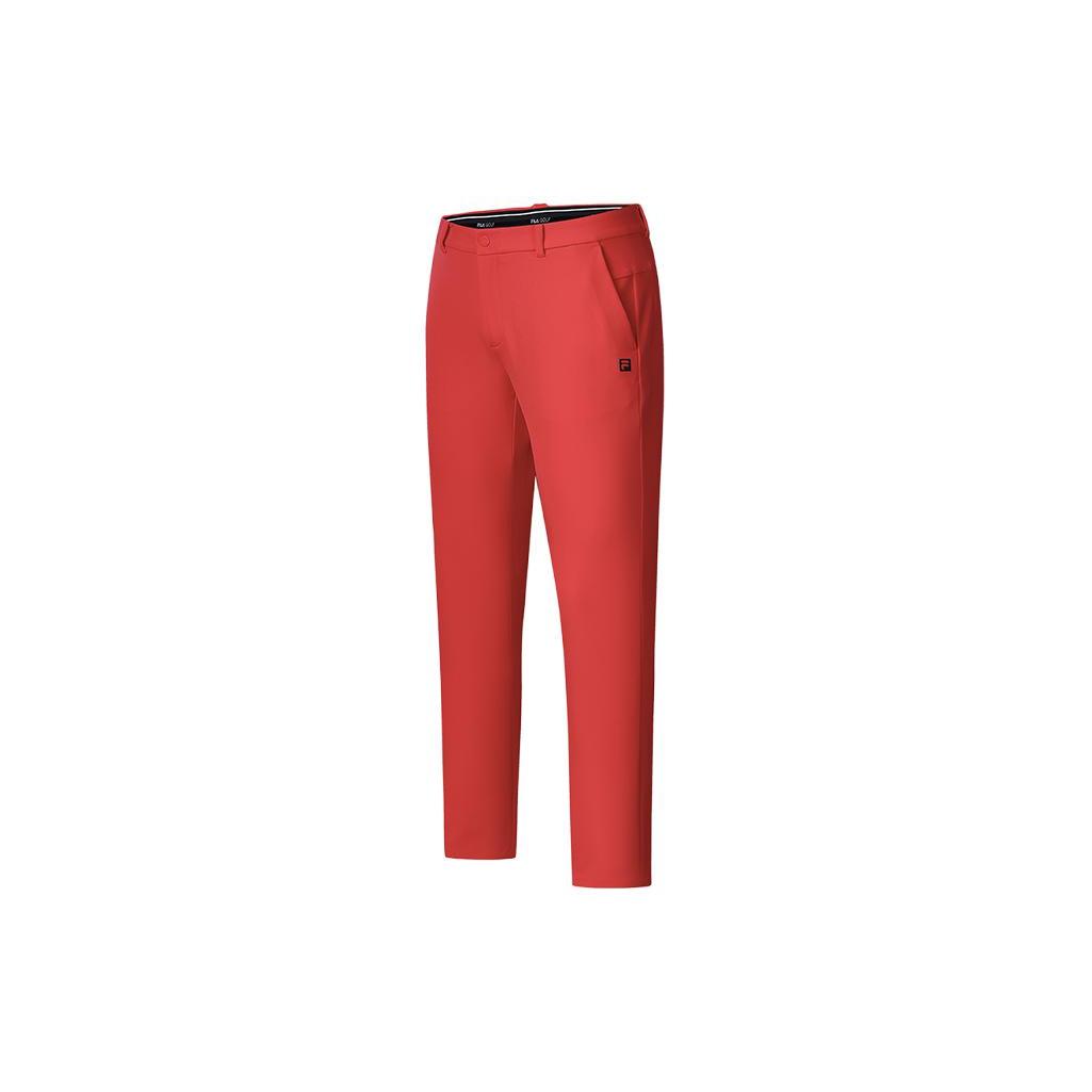 

New FILA Golf Series Casual Pants Men s Fluorescent Flame Red A11M415804F-RD 2XL