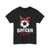 Soccer Shirt, Soccer Mom Messy Bun Ball Sports Lovers Women Shirt