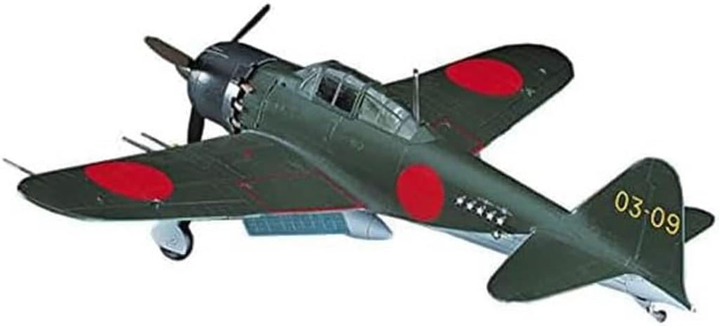 Hasegawa scale Japanese Navy Mitsubishi A6M5c Zero Fighter Type 52 Hei Plastic Model JT72 1/48
