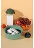 Transparent PET Plastic Multi-purpose Draining Basket - Drop-Resistant, Dustproof, Ideal for Vegetables & Fruits