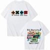 Ed Sheeran 2024 World Tour T-Shirts Man Woman Harajuku Hip Hop O-Neck Short Sleeve Shirts Fans Gift