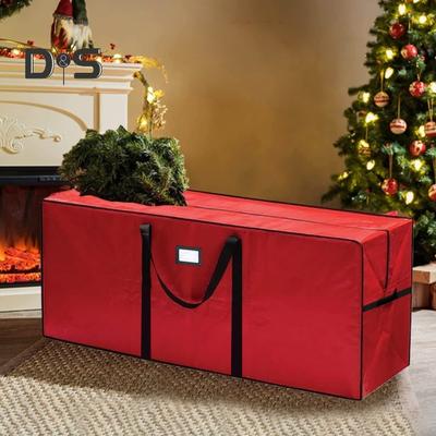 Bolsa de almacenamiento para árboles de Navidad a prueba de agua con asa reforzada y cierre de cremallera Bolsa para árboles artificiales de gran capacidad con protección contra la humedad