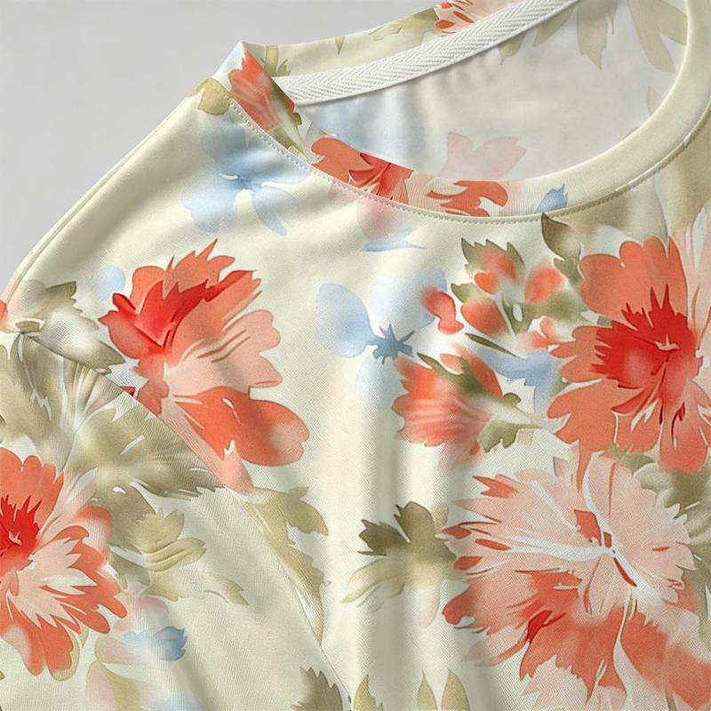 Women's Short Sleeve T-Shirt Soft Fabric,Fresh Minimalist Design for Street Casual,Daily Commute & Campus