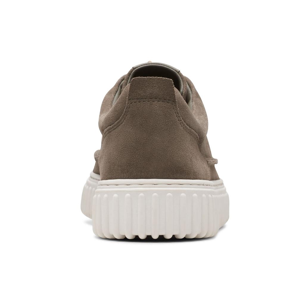 Clarks Zweilagige Rindsleder Retro Mode Low-Top Sneaker Herren Sneaker Grau 261739547