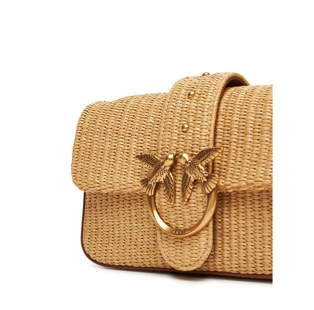 Tasche PINKO Love One Mini Slouchy Fl PE 25 PLTT 104340 A2CF beige