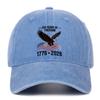 1pc Printing Baseball Cap for Women US 250th Anniversary Cap Adjustable Retro Washed Patriotic Cap 250th Anniversary Trucker Hat