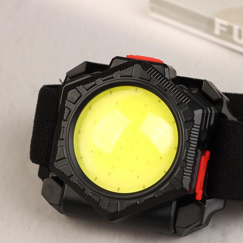 Multifunctional 3-In-1 Strong Flashlight Headlight Wrist Light Waist Bag Light Watch Light Household Work Light Car Repair Light
