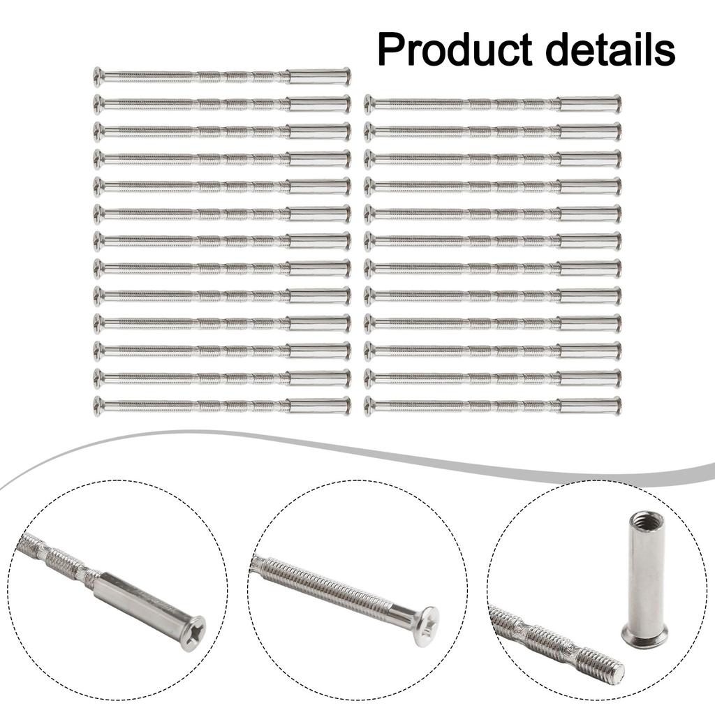 25 Pcs For Eophmi For M3 Door Handle Fixing Screws Door Handle Bolt Fixings For Fixing Door Handles Escutcheons Drawer