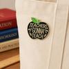Yangyizhi Brooch Pin, Enamel Teacher-Themed Fruit Shape Lapel Lightweight Outfit Badge for Teachers Day Graduation