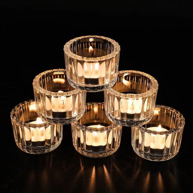 Luxury Crystal Glass Candlestick for Elegant Candlelight Dinner Atmosphere
