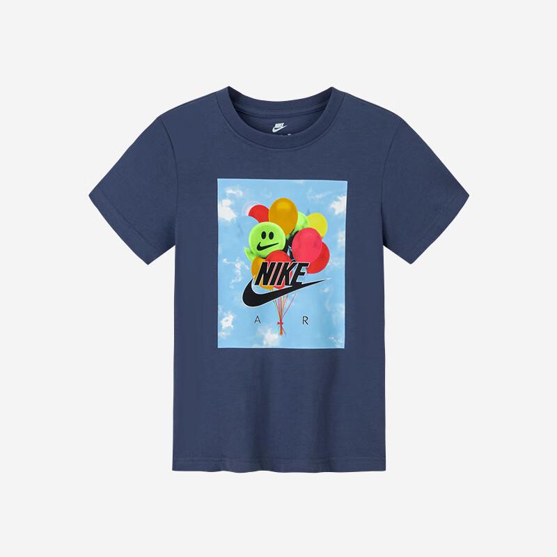 Nike Kids' Pure Cotton Balloon Print Short Sleeve T-Shirt